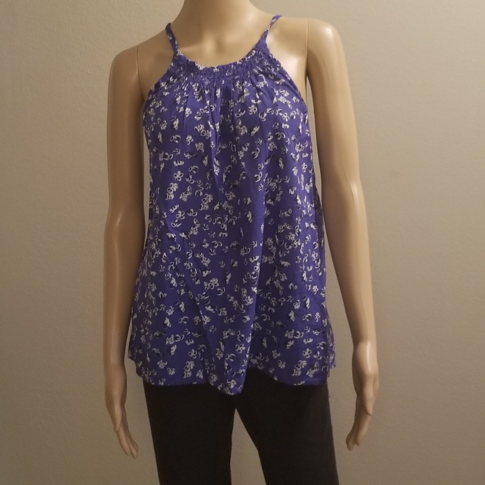 Banana Republic Printed Halter Top